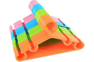 sfesnid Grucce Appendiabiti per bambini grucce resistenti per bambini e neonati Set di 40 pezzi 27CM + 10 pezzi Organizzatore