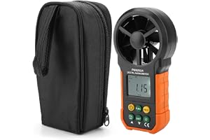 PM6252A Vindmätare med LCD-skärm för Vindsurfing, Hängglidning, Segling, Fiske