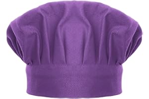 TOP TIE TOPTIE Cappello da cuoco regolabile in tela di cotone per bambini e adulti, S-L