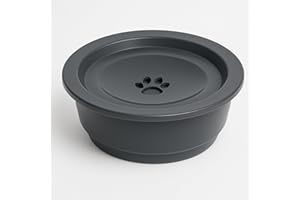 SNOUTEX Bebedero Perro Antigoteo | Bebedero Antigoteo Perro con Capacidad de 1200ml, Antisalpicaduras con Placa Flotante