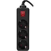 S-link SPG3-X-3 1.5m 3Lu Current Protection. Box Black Socket