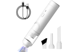 KEVIAN Mini Aspirapolvere Auto, Aspirabriciole Senza Fili, 2 in 1 Mini Portatile Aspirapolvere e Soffiatore di Polvere, aspirabriciole adatto per la Pulizia di Auto, Animali Domestici Cani, Camper