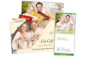 ‎DR. JACOB'S Chi-Cafe Probierpaket I 5 Musterbeutel für je 2 Tassen Kaffee I Chi-Cafe-Flyer I Produktvariationen: Chi-Cafe balance + classic + bio + proactive + free, ReiChi Cafe I Vegan