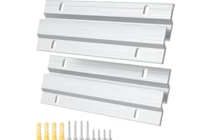 EFUTURETIME 2 pary zacisków Z do zawieszenia do dużych obciążeń 15 cm, wytrzymały system zawieszenia, wieszak w kształcie litery Z ze śrubami do ciężkiej ramy, zagłówka łóżka, lustra, stojaka