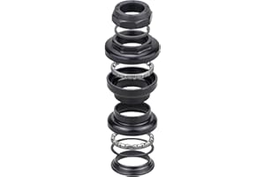 MAKELEN 25.4mm/28.6mm External Cup Threaded Headsets for 25.4mm/28.6mm Stem Lightweight Headset Black