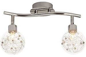 BRILLIANT lampe Joya spot tube 2 lumières chrome | 2x QT14, G9, 33W, adapté aux lampes à culot à broche (non incluses) | Échelle A ++ à E | Têtes pivotantes