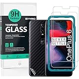 Ibywind Screen Protector for OnePlus 6 [Pack of 2] Premium 9H Tempered Glass Screen Protectors with Easy Install Kit-Transpar