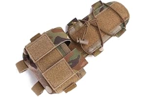 WLXW Bolsa Táctica MK2 Caja de Batería para Casco Camo Caza Airsoft Casco Balance de Peso Bolsas de Batería de Casco Bolsas de Batería, Bolsa de Batería de Casco Táctico