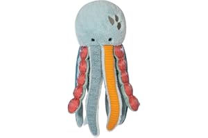 Histoire d'Ours - Peluche Medusa - 60 x 35 cm - Blu - Idea Regalo - Tesori Marini - HO3033