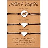 VU100 3/4 di braccialetto madre-figlia abbinato al cuore braccialetto madre-figlia braccialetto regalo per la festa della mam