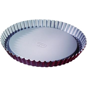 Dr. Oetker Hebeboden Backform, 28 Cm, Emaille – Inkl. Kuchenlöser, Spülmaschinengeeignet