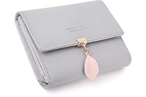 ANYWN PrettyNuo portmonetka damska, mała, z frędzlami, skóra PU, portmonetka dla kobiet