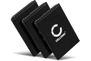 CELLONIC, Batterie Compatible avec Siemens Gigaset SL400, Gigaset SL450HX, Gigaset SL78H (850mAh, 3.7V) 3X Batterie de Remplacement V30145-K1310-X445