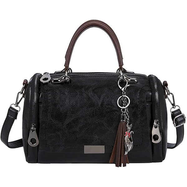 Borsa A Tracolla Donna In Pelle PU - Borsetta Firmata Con Tracolla Regolabile - Foto 6