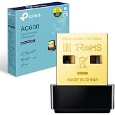 TP-Link Archer T2U Nano AC600 WiFi Dongle, Nano USB WiFi Adapter for PC | Dual Band, Plug & Play, Win11/10/ 8/7XP & macOS, Na