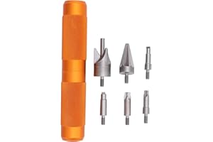 BEUFEE Utensile multiuso per la preparazione dei bossoli, strumenti di sbavatura per smussi dei bossoli per la ricarica, detergente tascabile per primer dei bossoli, strumento alesatore