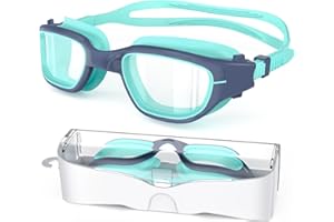 Zeligerstar Swimming Goggles Children, Diving Goggles Children 6-14 Years, Anti-Fog UV Protection, No Leaking, Wide Vision, Swimming Goggles for Boys, Girls