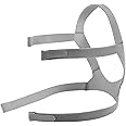 BMC CPAP Headgear Strap Replace Part for Nasal Mask Full Face Mask Accessories Supplies RC001( Pack of 1, Grey)