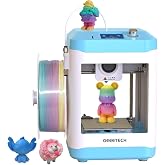 GIANTARM Geeetech M1 3D Printer, Mini 3D Printer Automatic Leveling Machine for Beginners, Direct Drive Extruder, Printing Sp