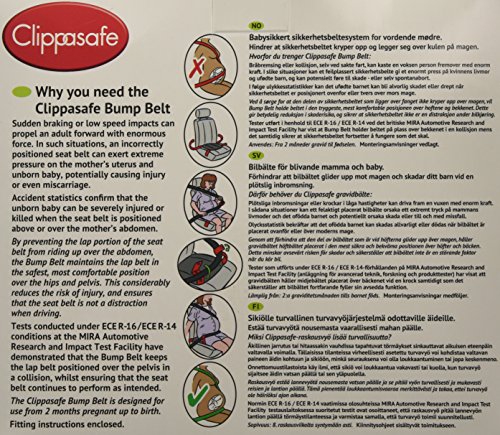 Clippasafe 91.5780/00 – Schwangerschaftskissen mit Gurtführungsschlaufen - 3