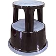 Q-Connect Black Metal Step Stool KF04845