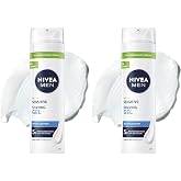 NIVEA MEN Erkek Hassas Tıraş Jeli 200 ml,Tahrişe ve Yanmaya Karşı Koruma,Alkols&uuml;z Form&uuml;l,Hassas Ciltlere &Ouml;zel (2 paketi)