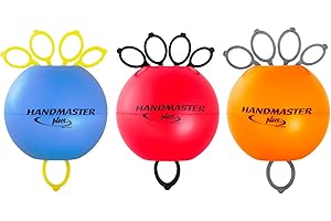 SPORT-TEC Handmaster Plus Handtrainer-Set Fingertrainer Unterarmtrainer, 3 Stärken