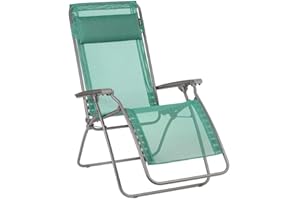 ‎LAFUMA LAFUMA MOBILIER Relax-Liegestuhl, Klappbar und verstellbar, R Clip, Batyline, Farbe: Chlorophylle, LFM4020-9266