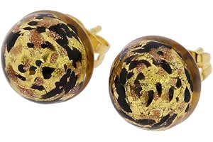 GlassOfVenice Donne Orecchini - coriandoli Oro Nero Nero/Oro