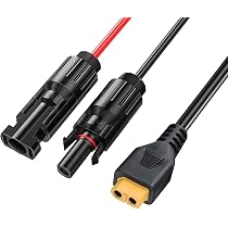 Xahpower Câble Panneau Solaire XT60 12AWG - 94cm - Pour Ecoflow, Bluetti, Anker Power Stations