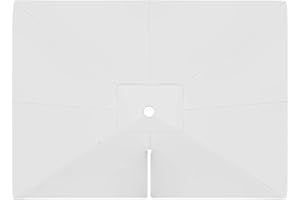 paramondo Toile de rechange pour parasol avec Air Vent pour parasol à mât excentré Parapenda, Couleur et Type aux Choix