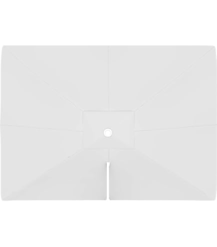 BELLRINO Telo Di Ricambio Per Ombrellone Rettangolare 3x2 M – 6 Stecche, Tessuto Poliestere 220D UV30+