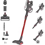 Hoover H-FREE 100 HF122GPT 011 Aspirapolvere Elettrica Senza Fili, Senza Sacco, 170W, 0,9 L, Ciclonico, Mini Turbo Spazzola, 
