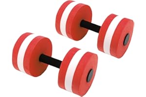 ‎TITA-DONG Pack of 2 Floating Water Dumbbells, EVA Water Aerobic Foam Dumbbell Equipment for Swimming Pool