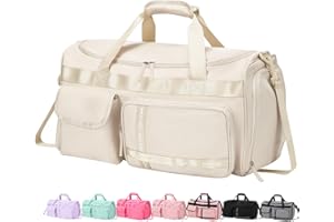 MAXTOP Travel Duffle Bag for Women Carry On Tote Weekender Overnight Bag Large Capacity Duffel Bag with Shoe Compartment,Gym Tote Bag with Dry and Wet Separation