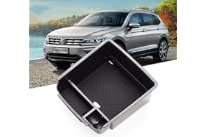 ‎LFOTPP LFOTPP Mittelarmlehne Tray für Tarraco/V W Tiguan 2 MK2 SWB LWB, Ti-guan 2 Mittelkonsolen Armlehnenablage Organizer, Seat Tarraco Glove Handschuhfach Aufbewahrungsbox Inner Zubehör