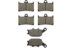 SOMMET Motorcycle Brake Pads Front + Rear for Yamaha YZF R6 2004-2016 FZ6 Fazer ABS 2007 FZ1 Fazer 2006-2015 FZ8N 800cc 2011-2015 MT-10 Tourer Edition 998cc 2018-2019 LT. 380-38080/174 cm