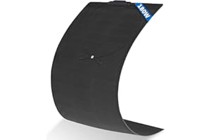 FIREFLY ENERGY Panel solar Flexible 180W 20V, ETFE Panel Fotovoltaico Monocristalino Módulos Solares,12 V Aislado Para Autocaravana, Caravana, Barcos, Techos, Camping, Superficies irregulares