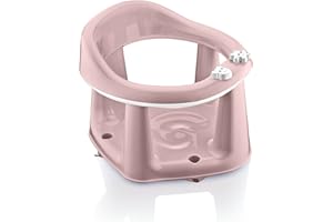DUNYA 3 in 1 Baby Toddler Child Bath Support Seat Safety Bathing Safe Dinning Play BPA Free (Pastel Pink)