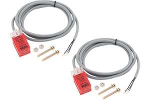 Smgda 2 Pack PL-05N DC 10-30V NPN NO 5mm Square Inductive Proximity Sensor Switch 3-Wire Normal Open Proximity Detection Switch