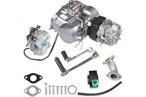 Begoniape Motore a 4 tempi 125 CC a cilindro singolo con carburatore raffreddato ad aria, motore per motocicletta Dirt Bike PitBike Go Kart Kickstarter CDI accensione