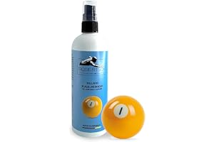 Robertson Biljard Kulrengöring 200 ml inkl. mikrofiberduk | rengöringsset, glanseffekt, biljardvård, även lämplig för polermaskin