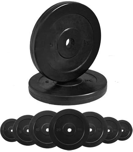 ZIVA Performance Disque De Musculation Grip Caoutchouc 15 Kg – Poignée Ergonomique Antidérapante