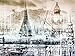 Produktbild Artland Poster Kunstdruck oder Leinwand-Bild Wandbild fertig aufgespannt auf Keilrahmen Nettesart Hamburg Skyline Abstrakte Collage Architektur Architektonische Elemente Digitale Kunst Blau