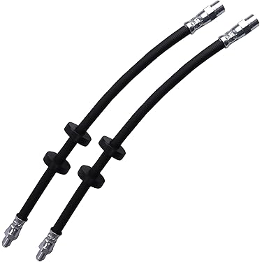 BESTPRICE 2x Bremsschlauch Hinten Für OPEL ASTRA G, ZAFIRA A - Ohne Hohlschraube