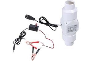 LEJIAJU 12V Extractor Fan Low Noise Inline Duct Hydroponic Air Blower Exhaust Fan for Home Bathroom Grow Room Ventilation