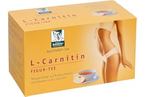 ‎RALF BADERS GESUNDHEIT BADERs L-Carnitin FIGUR-TEE aus der Apotheke. Zur Diät- und Fastenbegleitung. Rotbuschtee mit Kräutern und L-Carnitin. Köstlicher Geschmack nach Apfel. 20 Filterbeutel. PZN 04197324