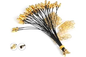 5 st IPX IPEX U.FL till SMA kvinnlig pigtailantenn Wi-Fi koaxial låg förlustkabel 15 cm (6 tum)