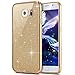 Produktbild EMAXELERS Galaxy S6 Edge Plus Hülle Bling Glitzer Plating Frame Protective TPU Silikon Bumper Slim Schutz für Samsung Galaxy S6 Edge Plus,Gold Plating TPU