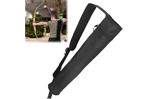 Tokaneit Carquois de Tir à l'arc,Sac de Tir à l'arc Portable,Sac de Tir à l'arc de Grande Capacité,Sac de Flèche à Bandoulière Réglable,Sac de Tir à l'arc Extérieur,Sac de Tir à l'arc en Nylon